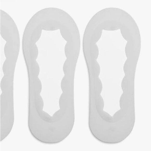 No Show woman’s Non Slip Liner Socks seamless footies Shoe Size 6-8 white 3 pair - Picture 5 of 5